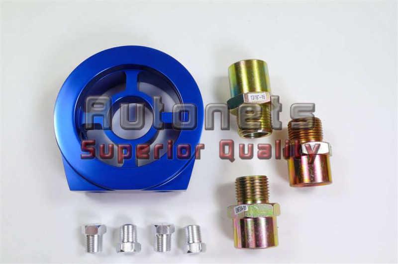 Fuel oil pressure temperature gauge sensor adapter universal fit hot rod