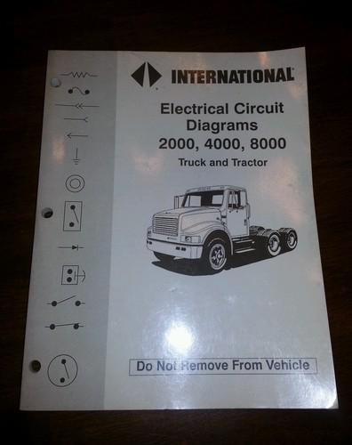 International repair manual electrical circuit diagrams guide 2000 4000 8000