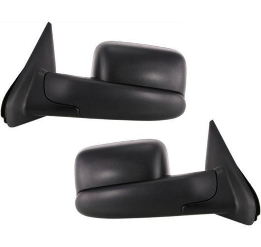 New pair set power side view mirror w/ towing package 02-10 dodge pickup