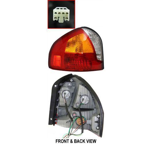 For santa fe taillamp taillight driver side left lh