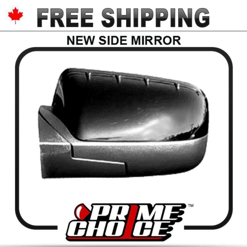 New power non heated drivers side view door mirror