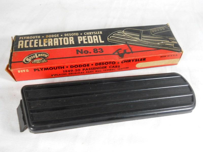 Vintage nos accelerator pedal ~ 1949-1950 chrysler dodge plymouth mopar