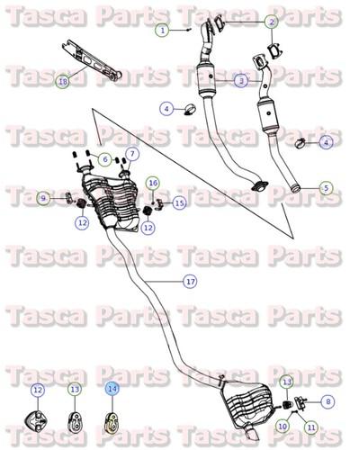 New oem exhaust support isolator pacifica grand cherokee ram trucks #5103520aa