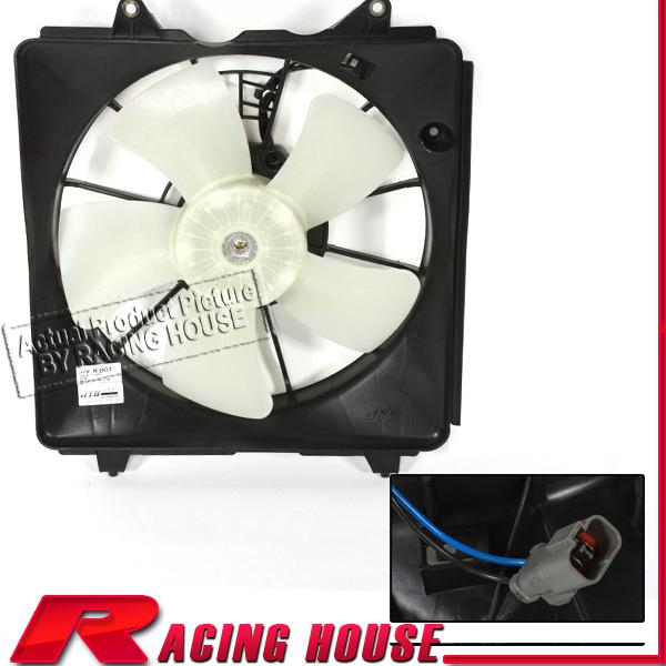 06-10 honda civic 1.8l 4cyl auto radiator cooling fan motor shroud replacement