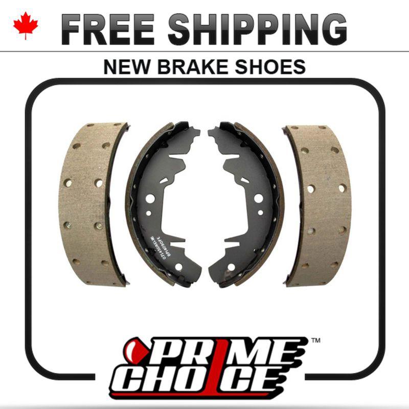 Prime choice new premium brake shoe set 4 shoes rear pair