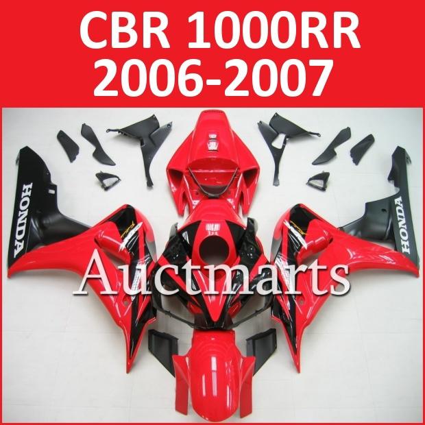 Fit honda 06 07 cbr1000rr cbr 1000 rr 2006 2007 fairing kit abs plastics e2 a01