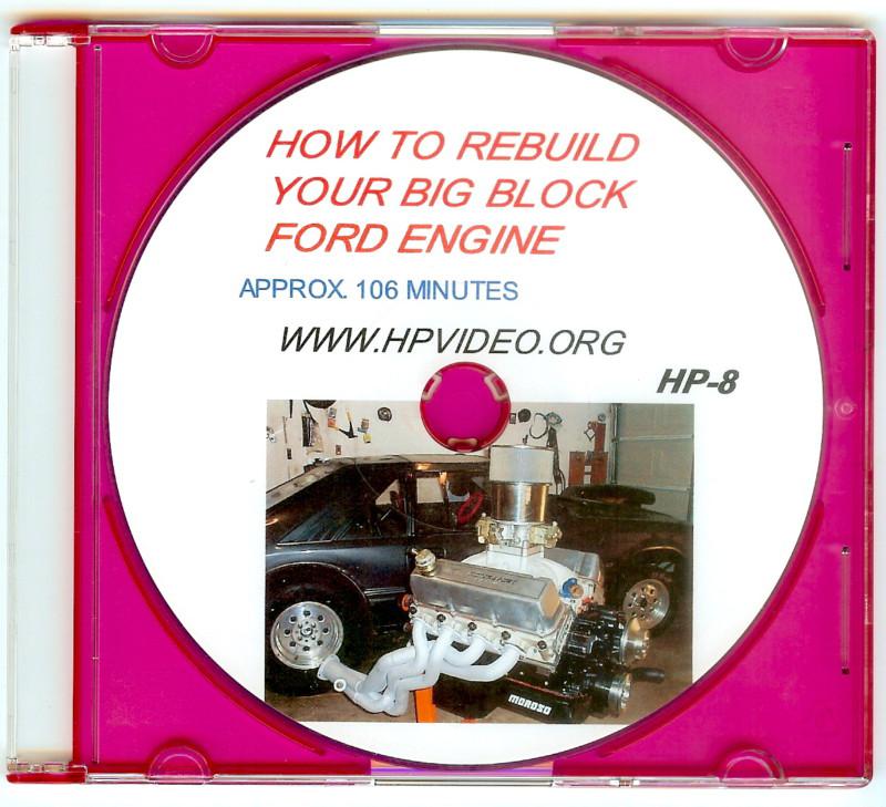 How to build a ford mustang 460/ 514 532 stroker engine video! "dvd"