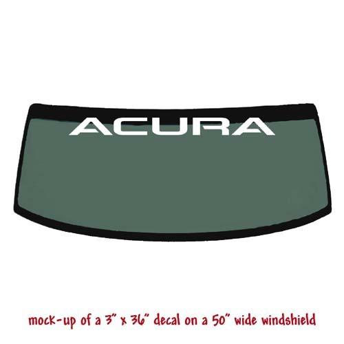 Acura - windshield banner decal sticker v1