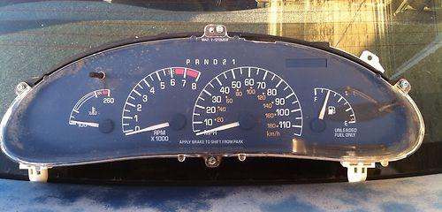 99 sunfire speedometer at 3sp instrument cluster 191k