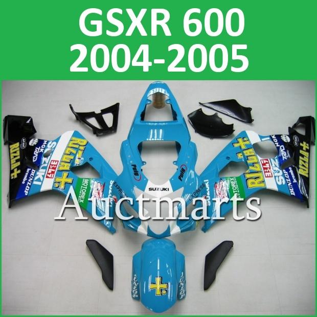 Fit suzuki 04 05 gsxr 750 gsxr 600 2004 2005 gsx-r fairing k4 bodywork h7 c13