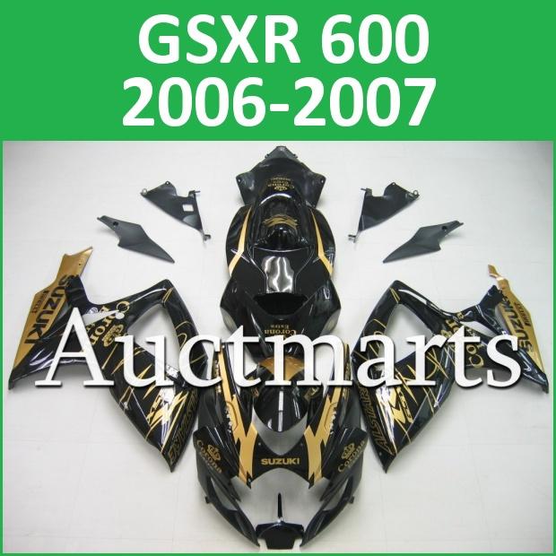 Fit suzuki gsxr 750 gsxr 600 06 07 gsx-r 2006 2007 fairing bodywork k6 g63 c13