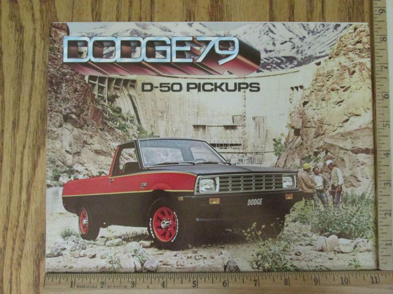 1979 79 dodge d50 pickup truck sales brochure original