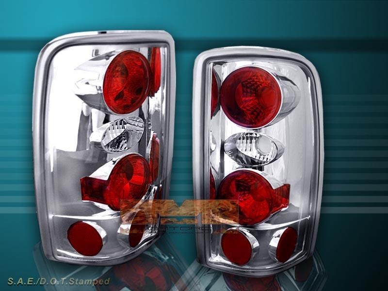 2000-2006 yukon suburban tahoe  denali tail lights chrome 00-06