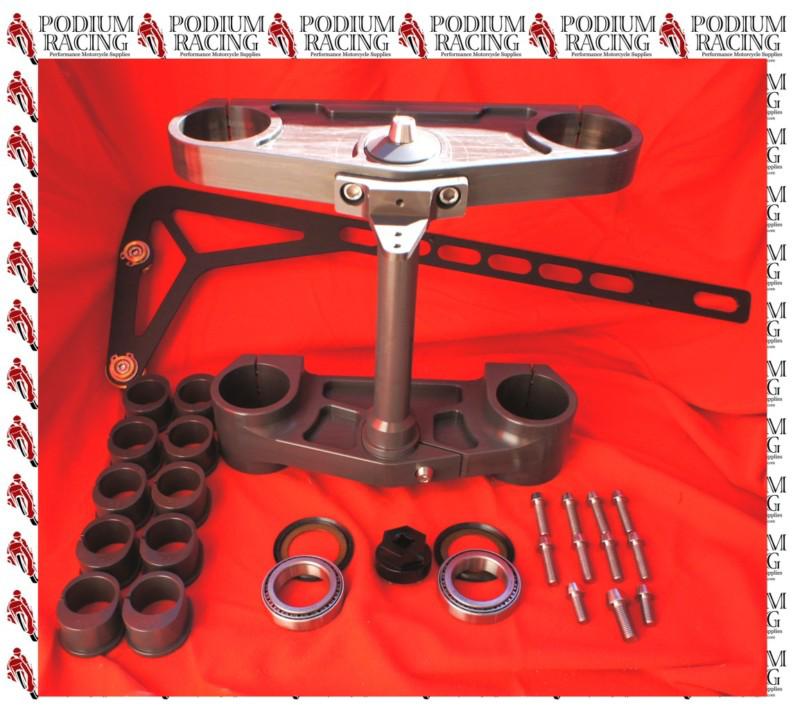 New adjustable "offset" triple clamps full kit ducati 1098 1098s 1098r