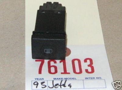 Golf jetta defrost defog defogger switch 1993 1994 1995 1996 1997 1998 1999