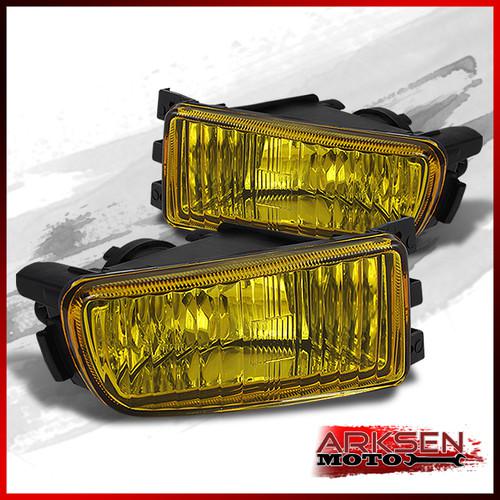 98-05 lexus gs300 gs400 gs430 jdm yellow glass fog lights lamps left+right set