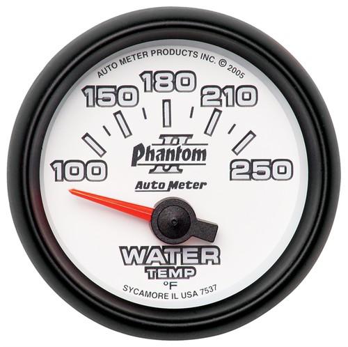 Auto meter 7537 phantom ii; electric water temperature gauge