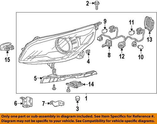 Gm oem 22738067 headlight-headlamp assembly