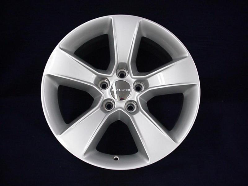 Dodge charger 11-12 17" 5 spoke silver alloy / aluminum wheels - set of 4 