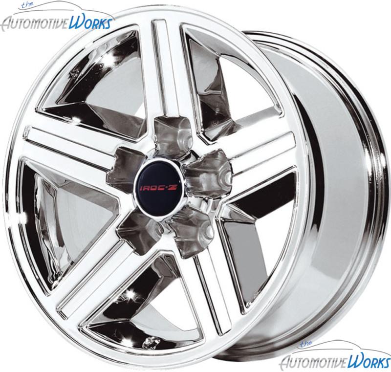 1 - 20x8 replica iroc 5x127 5x5 0mm chrome wheel rim inch 20"