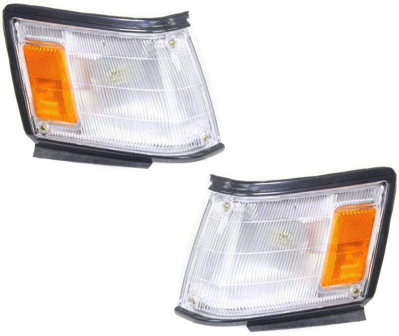 Corner light lamp assembly pair set (driver & passenger side, qty 2)