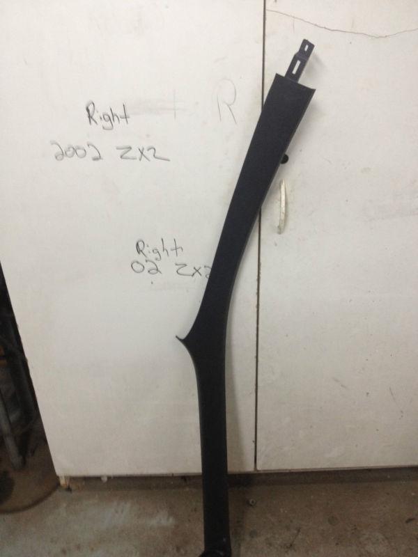 2002-2003 escort zx2 2 door coupe passenger side '"a" post windshield door trim