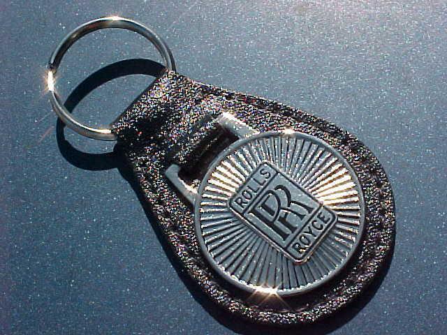 Rolls royce luxury collector car prestige deluxe leather key fob unique mint!