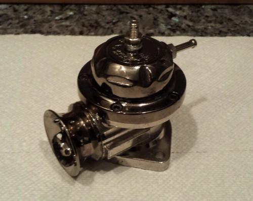 Gunmetal jdm type rs turbo blow off valve bov w/ flange