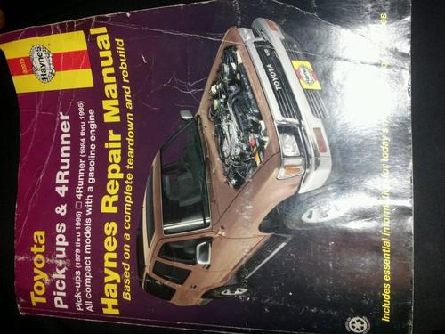 Haynes manual  pickup 4runner  79-95