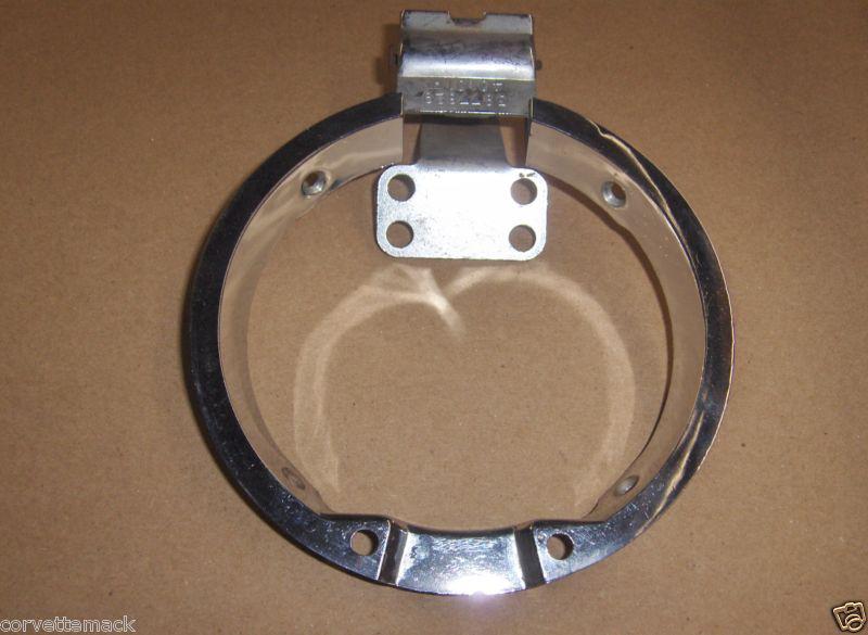 Corvette gas door ring bezel chrome 72,73,74,75,76,77 gm