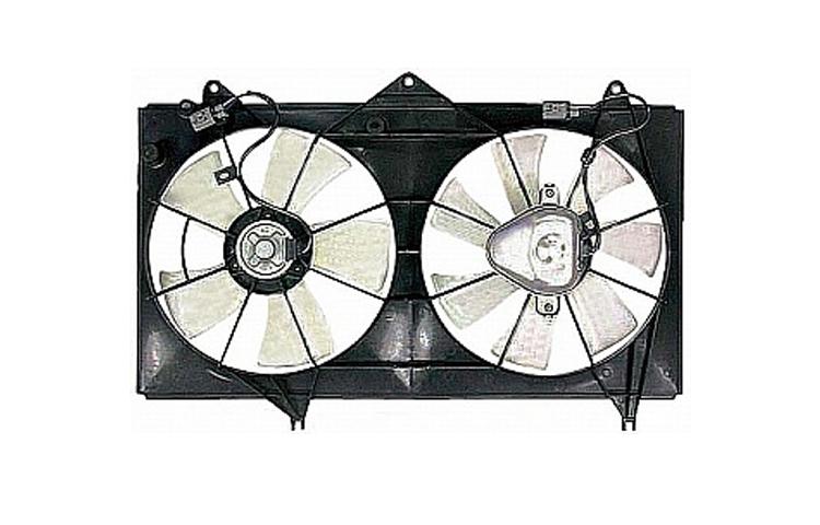 Depo ac condenser radiator cooling fan assy 2002-2006 03 04 05 toyota camry l4