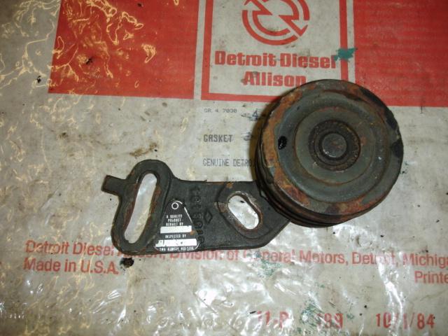 Inline 53 and or 6v-53 detroit diesel, fan belt "idler" pulley and mount bracket