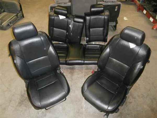 2008 scion tc black leather front rear seats oem