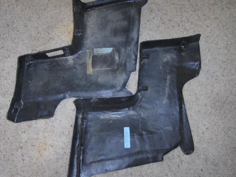 1965-1968 ford mustang  convertible interior quarter panels fiberglass by cpc