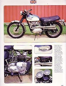 1967 triumph t100c tiger motorcycle article - must see !! - t 100 c