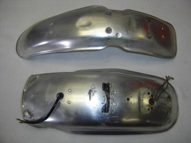 Honda sl350 k2 1972 1973 front and rear fender set aluminum used