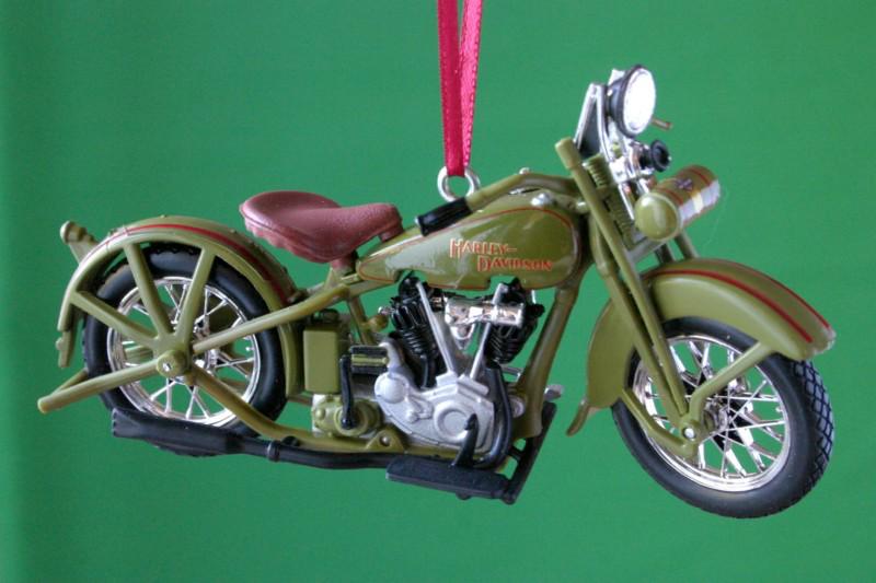 1928 harley davidson jdh twin cam * 28 * christmas tree ornament