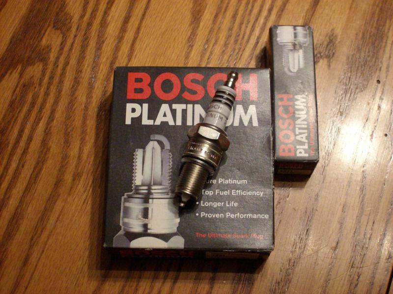 6 bosch platinum spark plugs, as pictured 