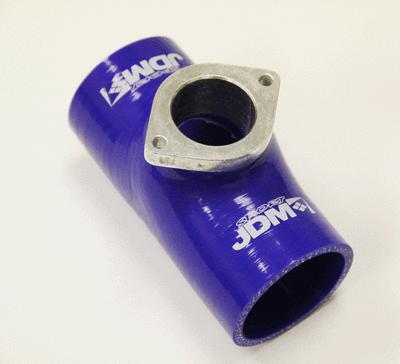 Jdm sport blue rs type-s turbo blow off valve bov silicone bov 2.5'' adapter