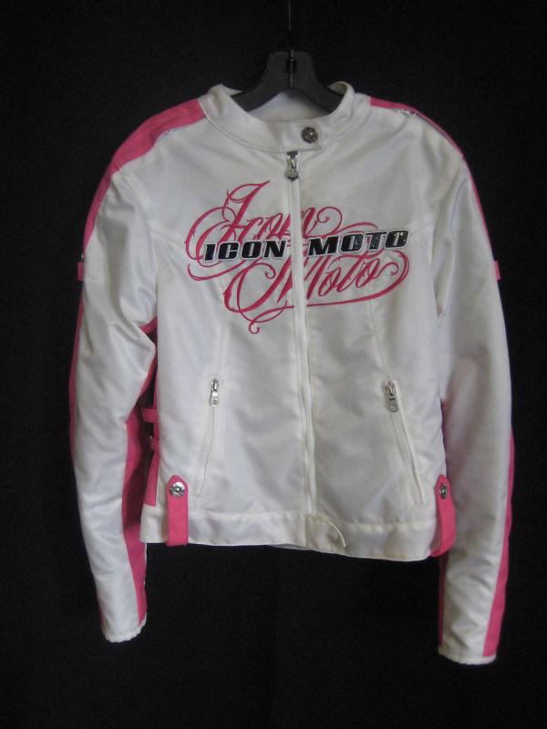 Womens icon textile jacket medium