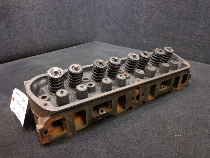 Rebuildable ford 302ci cylinder head removed from v-8 marine engine - sterndrive