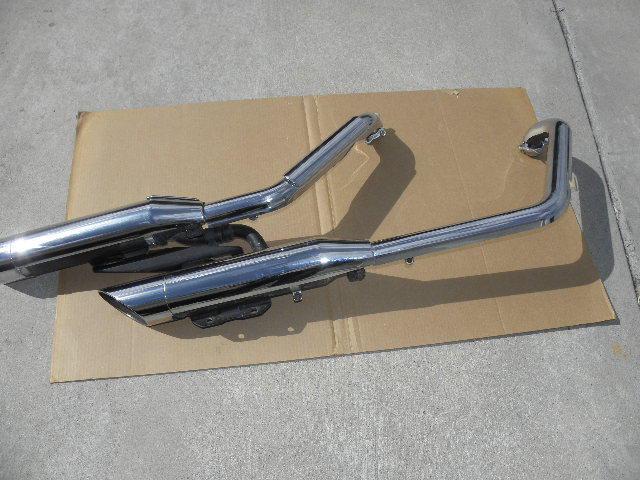 Stock chrome mufflers exhaust honda vtx-1300 vtx1300 custom 2004  **