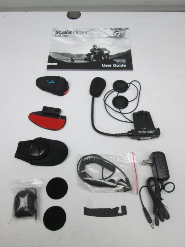 Scala rider/cardo q2 single pro communication system