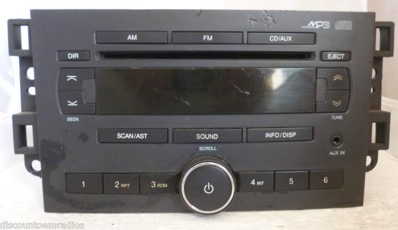 07-11 chevrolet aveo radio cd mp3 player 96652403 *