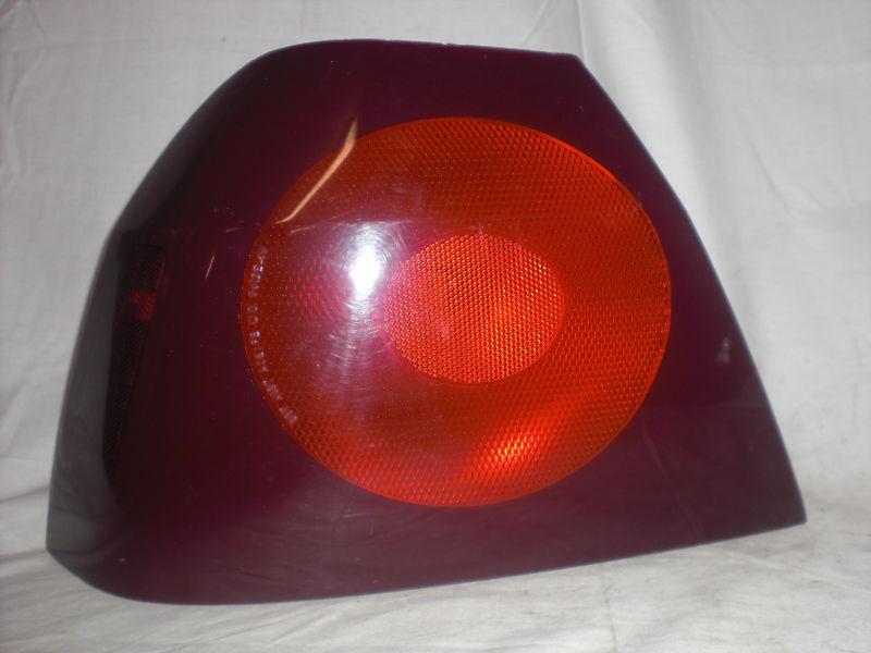 2000 chevrolet impala left driver side tail light assembly quarter mounted