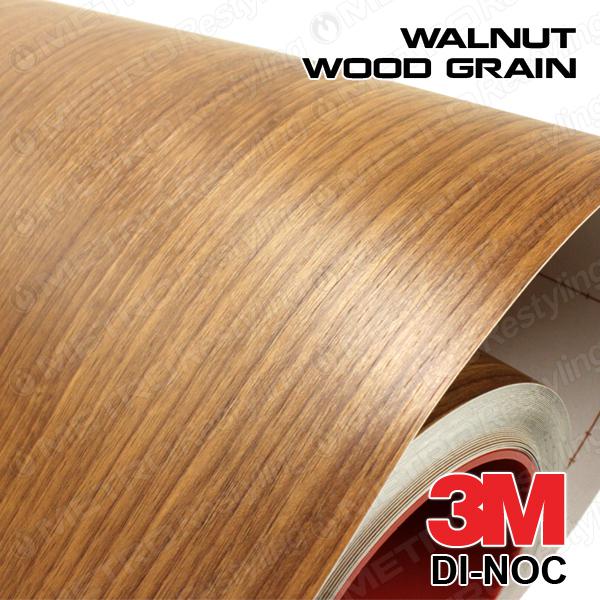 48in x 144in 3m di-noc walnut woodgrain vinyl car vehicle wrap decal film sheet