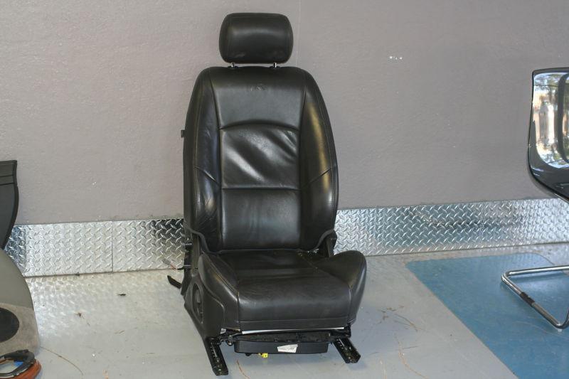 2004-2008 jaguar s-type r model right front seat black leather