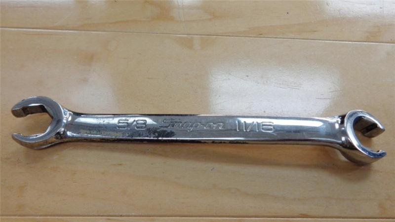 Snap on rxfs2022b wrench, flare nut, double end, 5/8"-11/16", 6-point