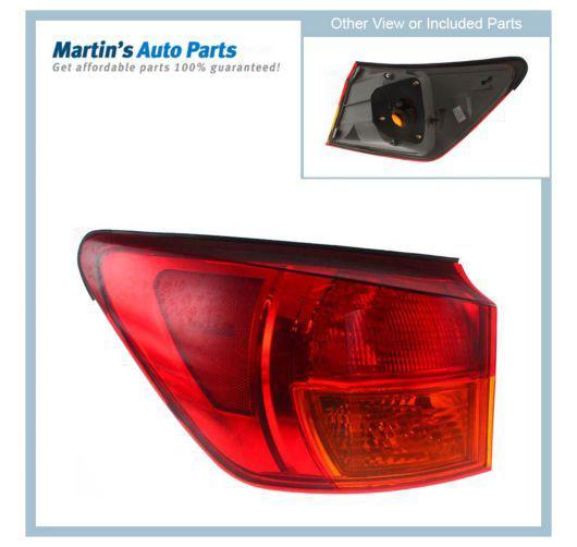 8156353170 lx2818108 red amber lens new tail lamp left hand lh driver side