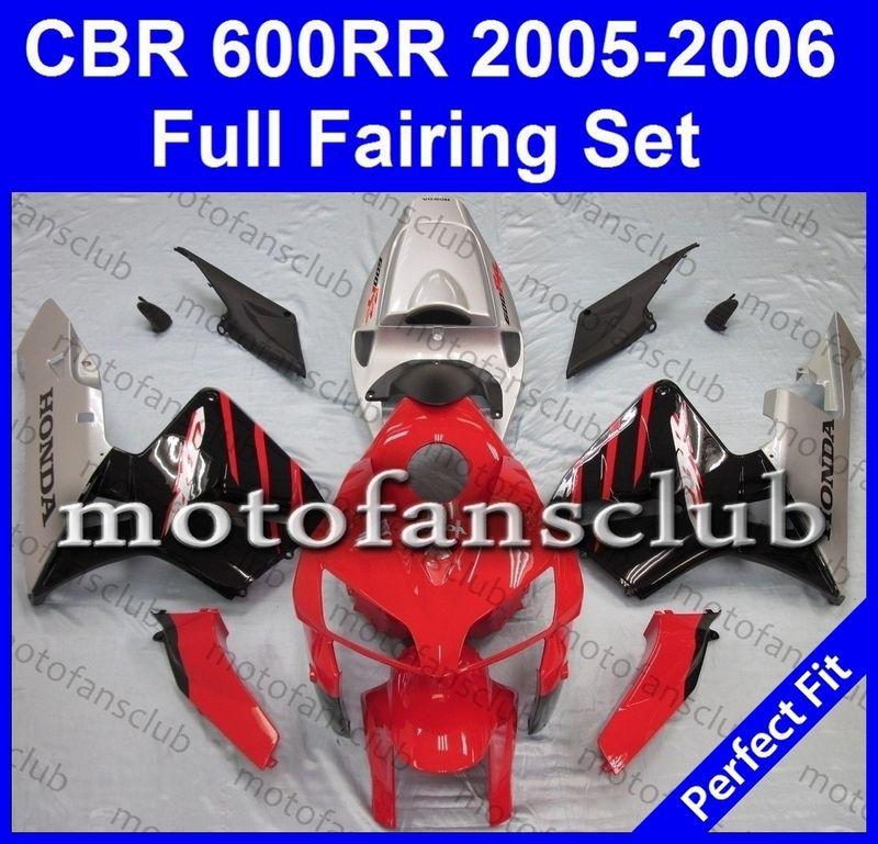 Fit honda cbr600rr 05 06 cbr 600 rr 2005 2006 fairing kit bodywork #66 b